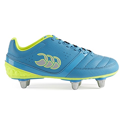 Canterbury Unisex-Kinder Phoenix Club 6 Stud Rugbyschuhe, Blau (X13 Atomic Blue), 37 EU