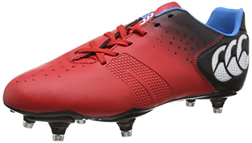 Canterbury  Control Club (6 Stud),  Herren Rugbyschuh , Rot – Red (True Red) – Größe: 44