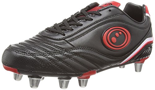 Optimum Inferno 3, Rugby Homme – Noir (Black/Red), 45 EU