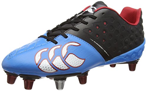 Canterbury Phoenix Elite 8 Stud, Herren Rugbyschuhe, Schwarz (989), 48 EU