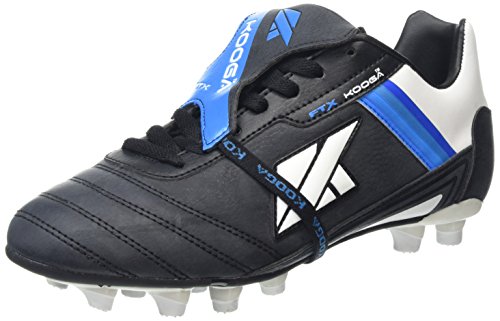 KOOGA Nuevo FTX LCST Moulded Erwachsene Rugby-Schuhe Schwarz/Weiß/Blau 011