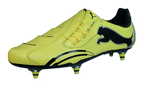 Puma Powercat 1.10 Rugby WC SG Herren-Leder-Rugby Stiefel-Yellow-47