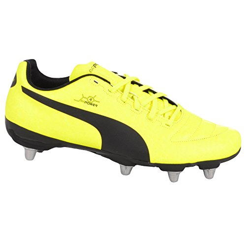 Puma evoPOWER weichen Boden Rugby Herren Stiefel, gelb, 10,5