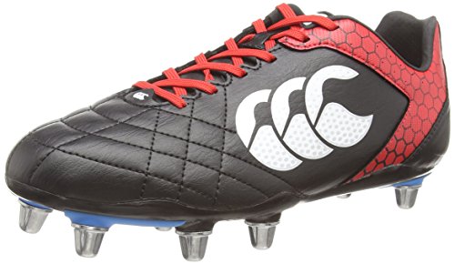 Canterbury Stampede Club 8 Stud, Herren Rugbyschuhe, Schwarz (989), 41 EU
