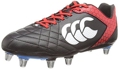 Canterbury Stampede Club 8 Stud, Herren Rugbyschuhe, Schwarz (989), 41 EU