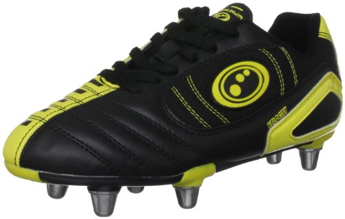 Optimum Jungen Rugbyschuh Velocity schwarz Schwarz / Gelb UK-Größe 5