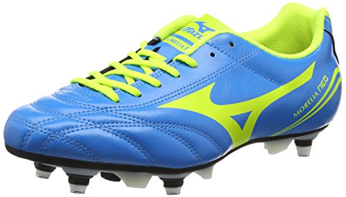 Mizuno Morelia Neo Cl Mix Herren Fußballschuhe, Blau (Diva Blue/Safety Yellow), 44.5 EU (10 UK)