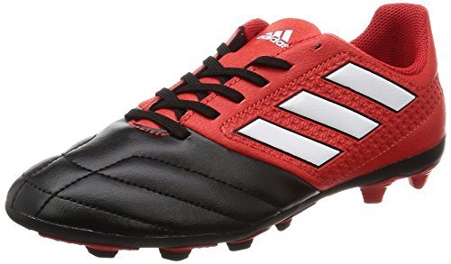 adidas Unisex-Kinder Ace 17.4 Fxg Stiefel, Rot (Red/ftwr White/core Black), 35.5 EU