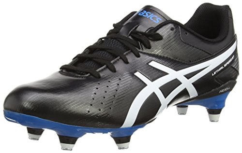 ASICS Lethal Speed St, Herren Rugbyschuhe, Schwarz (black/white/methyl Blue 9001), 44.5 EU