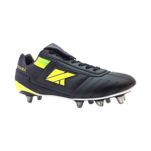 KOOGA Lightning LCST Junior Rugby Stiefel, schwarz / gelb