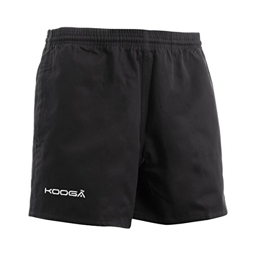 KooGa Herren Murrayfield Rugby-Shorts, robust (3XL) (Schwarz)