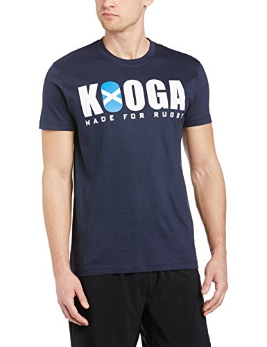 Kooga Herren Rugby-T-Shirt Scotland International Blau navy xl