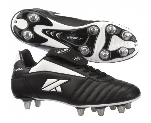 KOOGA Rugby Herren Stiefel CS5 LCST schwarz / weiß 013