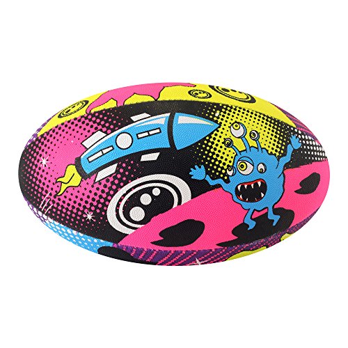 Optimale Platz Monster Rugby Ball Mehrfarbig mehrfarbig Mini