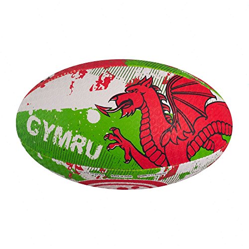 Optimum Nation Wales Rugby League Union Ball – Mini