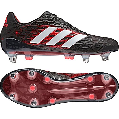 Adidas Herren Kakari Elite Sg Rugbyschuhe, Schwarz (Negbas/Plamet/Rojimp), 51 EU