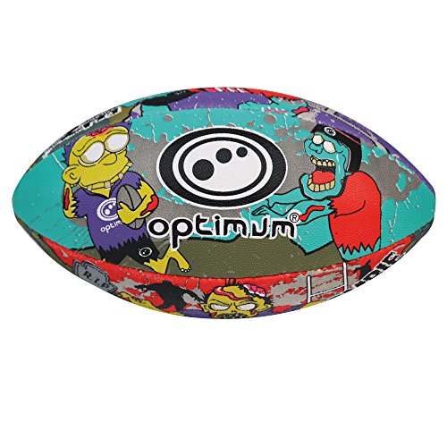 Optimum Herren Zombie Rugby-Ball, Herren, Zombie, Mehrfarbig, Größe 5