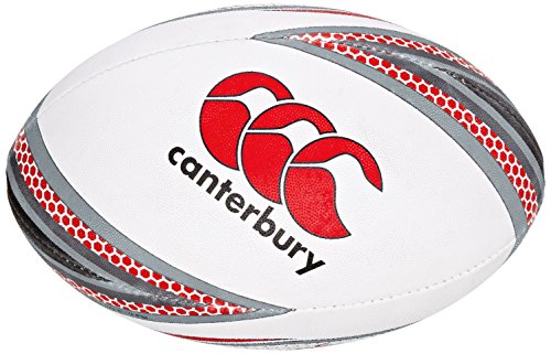 Canterbury Mentre Rugby Ball – Flag Red/Black, Size 5